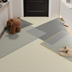 Arbor Home 喬木居家 防滑PVC皮革地墊 竹門青, 120 x 80cm, 1件