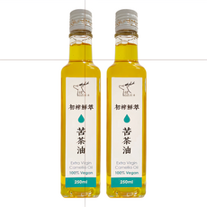 Well Life 悅生活 極鮮 100%台灣小農冷壓苦茶油王, 250ml, 2瓶
