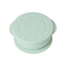 小太陽 矽膠碗 Mother's Corn Sunny Bowl 420ml 巨大容量 附碗蓋, 1入, 湖水綠