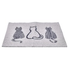 玄關絲圈地墊 40*60cm, 60 x 40cm, 暖新居貓, 1個