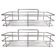 Easy 易立家 304不鏽鋼無痕掛勾高瓶罐架, 免釘免鑽, 防水防鏽, 台灣製造, S-M2011-001, 2組