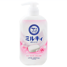 COW STYLE 牛乳石鹼 milky沐浴露 玫瑰花香, 500ml, 1瓶