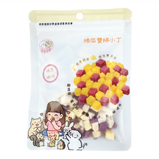 MaoMao Loved 寵愛毛毛 狗零食雙拼小丁, 15g, 1包, 地瓜