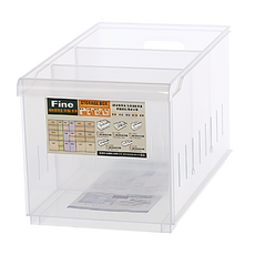 KEYWAY 聯府 LF-1001 Fine 隔板整理盒 452 x 243 x 240mm 3個, 1組, 透明