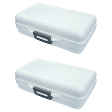 小麥購物 隨身藥盒/一週藥盒 Y340 大 7格 白色 67g, 2個