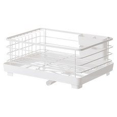懶角落 寬型單層餐具瀝水架 附筷筒, 1層, 1個