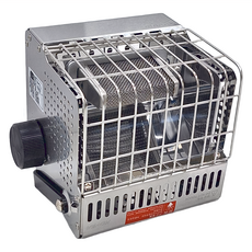 KOVEA CUBIC暖爐 戶外專用, 不鏽鋼機身 復古時尚 小型瓦斯暖爐 磁吸式上罐 內有安全裝置 附收納袋 攜帶方便, KGH-2010