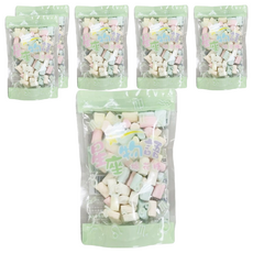 卜祥 星座物語棉花糖, 彩色迷你背後有星座故事, 60g, 6包