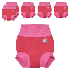 Splash About Happy Nappy 3D加強版 游泳尿布褲, 環保省錢, 可重複使用, L, 6件