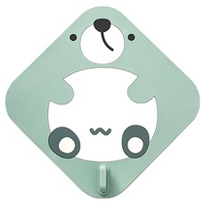 葉子小舖 卡通矽膠地漏蓋, 塗塗綠, 1個