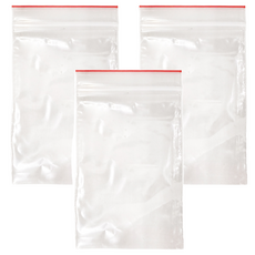 百貨King 2號透明密封夾鏈袋 凹凸扣設計 防塵防潮防水, 6 x 8.5cm, 1000個, 3包