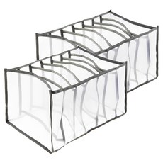 comet Home 衣物收納網布整理盒, 2個, 混合顏色