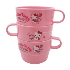 Hello Kitty 凱蒂貓 兒童疊疊杯200ml-粉紅, 1入, 粉紅, 200ml