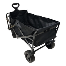 HONG JIN 宏晉 露營手推車 大台, 黑色, 1個