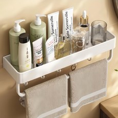 浴室置物架, 白色, 1個