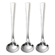 糖匙/點心匙/甜點匙 304不鏽鋼 長12cm/匙面寬2.8cm 產地中國, 單色, 3組