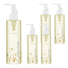 MOMUS 荷荷芭精純卸妝油, 植物性基底油+高效乳化配方，質地清爽透氣不黏膩，卸妝同時保養, 210ml, 5瓶