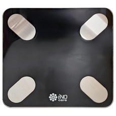 iNO care 藍芽智慧體重計，對應15項健康指標, CD-850, 黑色, 1個