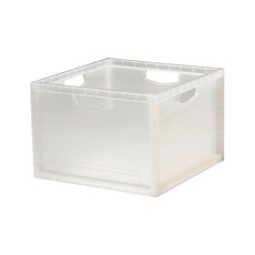 livinbox 巧拚收納箱 27.7L KD-2638, 本透, 1個