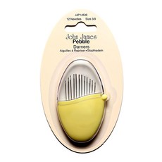 John James 鵝卵石造型縫補針組，12入, 3/9號(4.4~5cm), 1組