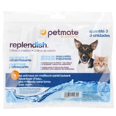 Petmate Replendish 濾心，3個裝，可去除雜質, 1組