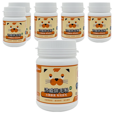 PetWell 沛威 排毛粉, 60g, 貓, 水果酵素 有效排毛, 溫和化毛, 6罐