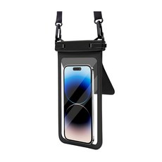 OMG 雙倉手機防水袋 7.5英吋, 黑色, 1個