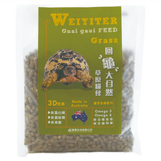 WEIYITER 維益特 陸龜高纖牧草飼料, 500g, 1包