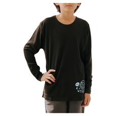 GIAT 吉亞特 兒童款 磨毛保暖上衣 8371629-1 奶油獅 圓領款 221g