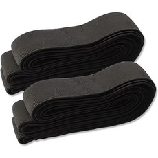 東大門鈕扣王 彈力橡膠鬆緊帶 2cm 5碼, 黑色, 2個