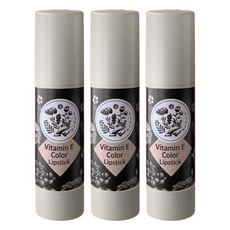 tsaio 上山採藥 維他命E撫紋潤唇膏, 有機乳油木果油, 荷荷芭, 撫紋豆沙裸色, 3.5g, 3支