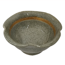 佐和陶瓷 柳茶金紋花缽 - 陶瓷材質, 日本產, 1個