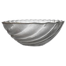 FOREVER 日式玻璃碗 25cm, 描金邊鳳尾款, 1個