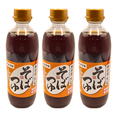 Yamaki 雅媽吉 蕎麥麵之友風味醬油 500ml 日式醬油 沾麵醬, 3瓶