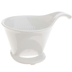 ZERO JAPAN 典藏陶瓷咖啡漏斗 大 白色 日本製, 1個, 4杯