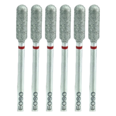EOSO 05圓柱頭磨頭 - 金剛砂石頭磨頭，打磨指甲周圍皮膚的刃口，拋光皮膚, 05圓柱頭, 6個