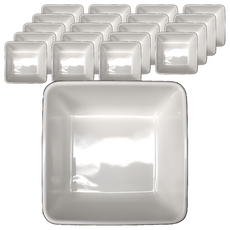 大同磁器 方小缽 4吋,單色,20個 - 簡約設計，適用於多種場合