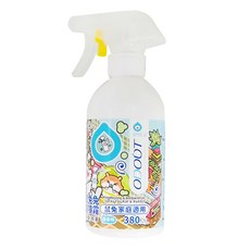 臭味滾 ODOUT 鼠鼠兔兔除臭噴霧 鼠兔家庭適用 380ml, 1瓶