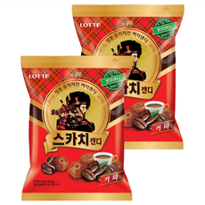 LOTTE 樂天 Scotch 蘇格蘭糖 咖啡風味, 317g, 2袋