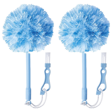 HIKARI 日光生活 球型風扇刷組 含迷你間縫刷, 藍白色, 2組