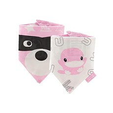 KU.KU Duckbill 酷咕鴨 三角扣帶領巾 Bandana Bib, 淘氣雙星, Adjustable