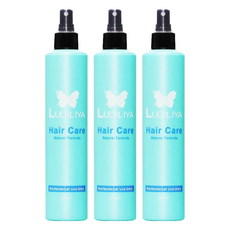 LUDILIYA 綠迪麗雅 超保濕定型噴霧液，蓬鬆造型，頭髮保濕，亮麗造型，蓬鬆自然，快速造型，輕盈不黏膩，造型同時護髮, 300ml, 3瓶