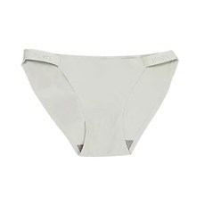 石墨烯抗菌提臀冰絲無痕中低腰彈力內褲, 綠色