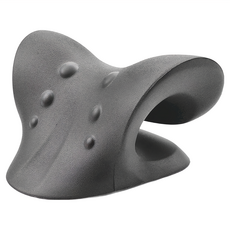 AHOYE 重力肩頸放鬆器, 黑色, 矯正頸部曲線, 肩頸舒緩按摩, 1個