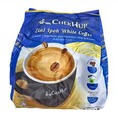CHEKHUP 澤合 怡保白咖啡 二合一 咖啡包 + 糖包, 420g, 12包, 1袋