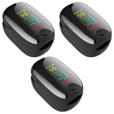 液晶顯示指夾式血氧機, TFT顯示螢幕, 防水防摔, 脈搏血氧儀, 3個