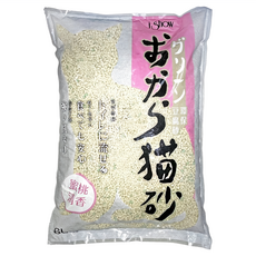 i Show 環保豆腐砂, 低粉塵, 天然食用級豆腐渣製成, 除臭力強, 可沖馬桶, 成貓幼貓皆適用, 蜜桃清香, 6L, 1袋