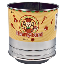 LITTLE WOOD 不銹鋼手壓式麵粉篩杯, 特大(12 x 13.5cm), 1個