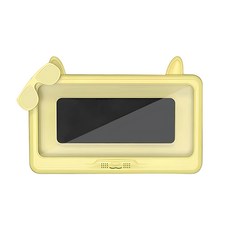 OMG 浴室防水防霧手機盒, 黃色, 1個