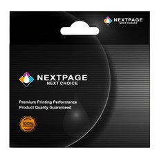 NEXTPAGE 台灣榮工 HP 高容量 相容墨水匣 ENVY 5640/OfficeJet 5740 適用 3黑1彩, 黑色 + 紅色 + 黃色 + 藍色, 1個